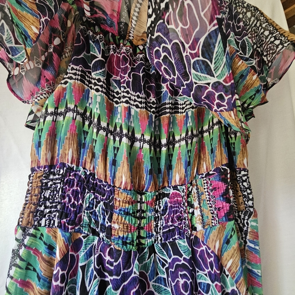 Rabbit Rabbit Rabbit Colorful Midi Dress - Picture 5 of 8